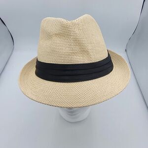 NEW Simplicity Fedora Style Hat Beige One size fits most